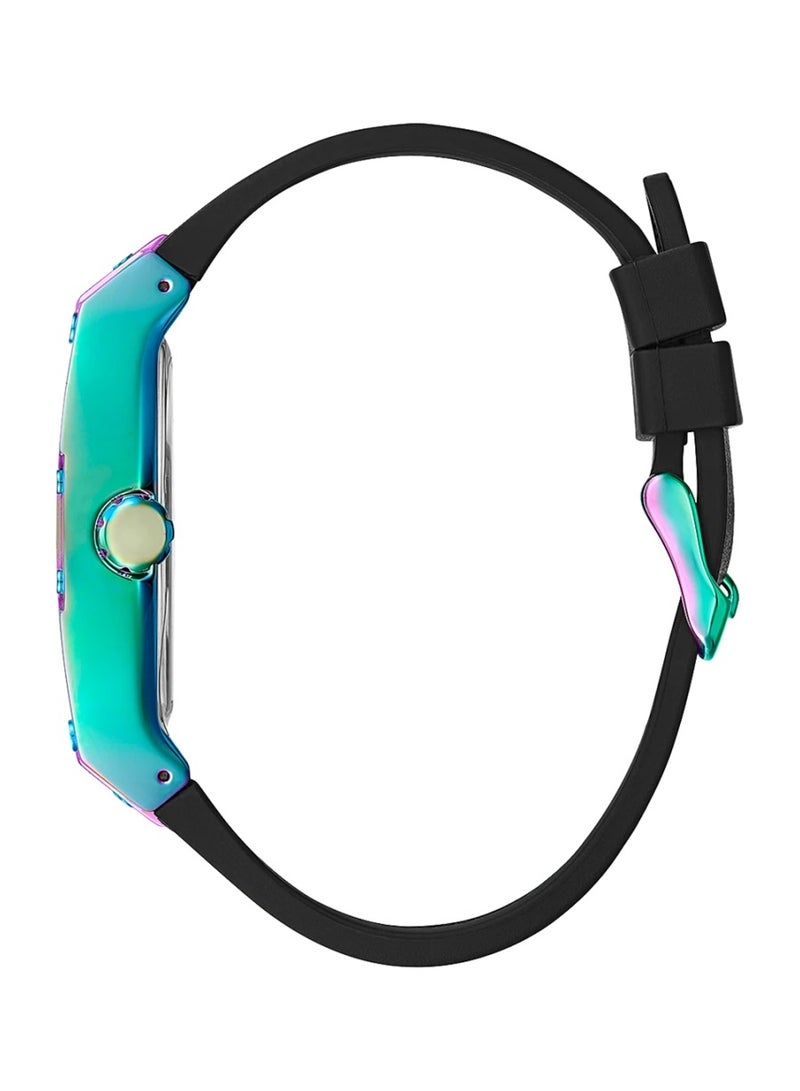 GUESS Phoenix Men’s Multicolour Case Black Genuine Leather Watch GW0202G5 - 43mm - Image 2