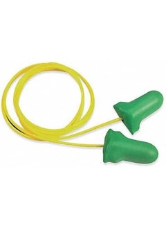 Howard Leight Disposable Corded Earplug 30 dB One Size Polyurethane Max Lite Green poly Bag 1Box/100Pairs