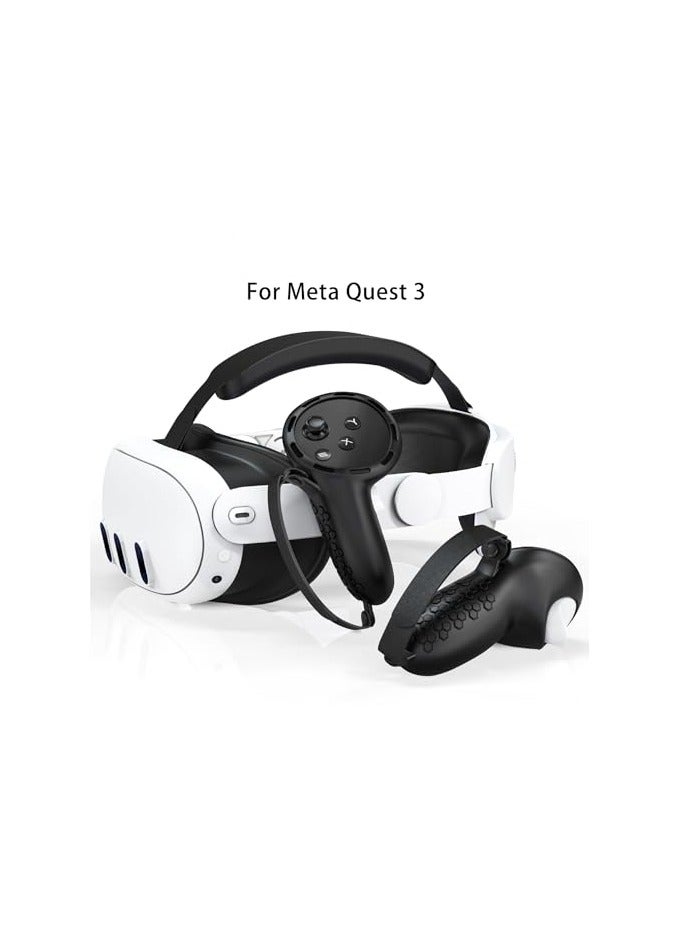 erorex Controller Grips for Oculus Quest 3 - Comfortable Silicone Cover with Controller Hand Straps - Image 2
