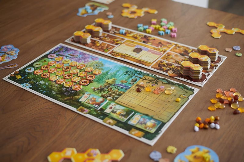 Goliath Honey Buzz Board Game  Tile Placement Strategy Game Wooden Components 14 Players Ages 10 and Up - Image 4
