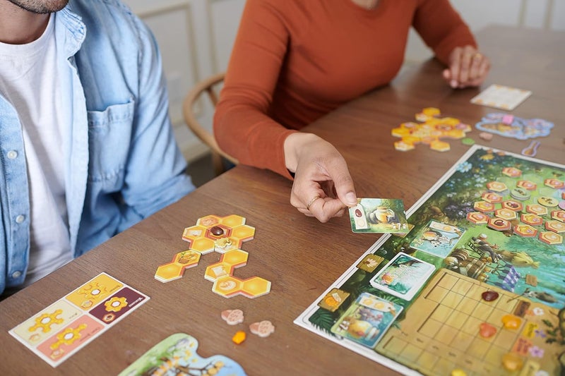 Goliath Honey Buzz Board Game  Tile Placement Strategy Game Wooden Components 14 Players Ages 10 and Up - Image 5