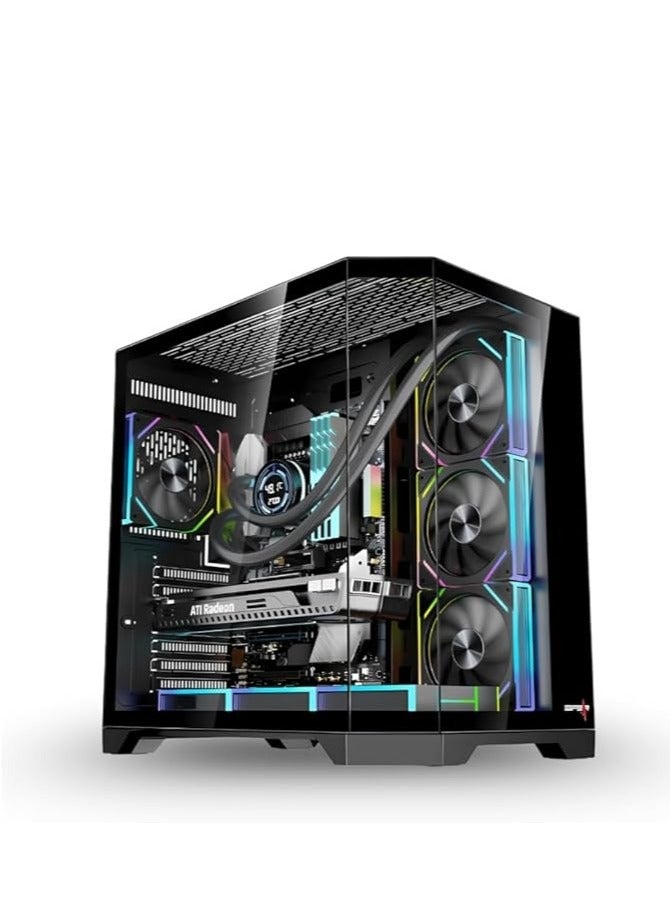 PC'GEN PC'GEN Gaming PC, Intel Core i7-14700F, RTX 5060 8GB, 32GB 2X8 DDR5 RAM, 1TB M.2 SSD, 360mm ARGB Liquid Cooling, 700W * 8, Dost60 Plus Desk, Gigabyte B760 Motherboard (White)  - Image 2