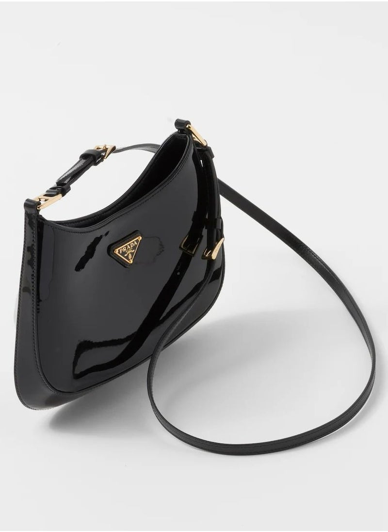 PRADA - Cleo patent leather handbag - Image 1