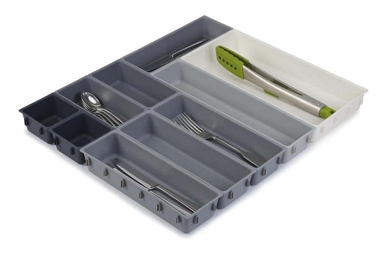Joseph Joseph Joseph Joseph Plastic Blox Utensil Drawer Organizer10 PieceGrey  - Image 1