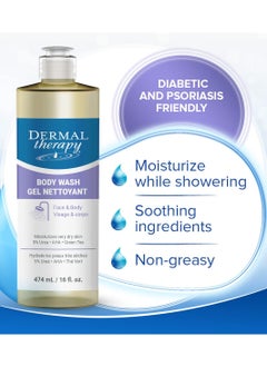 Dermal Therapy 2-in-1 Body Wash Moisturizing Cleanser - 5% Urea & AHA, Sulfate-Free - 16 Fl Oz / 474 ml - pzsku/Z1C44EAC7AD8776F031DDZ/45/_/1740493093/0a693a50-ae8a-418f-9c50-cb7976f021e6