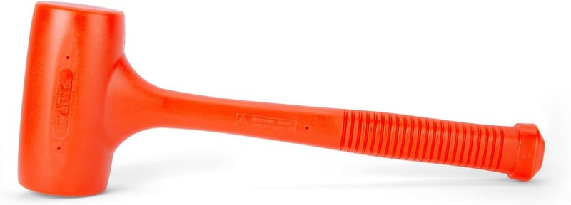 Capri Tools مطرقة ديدبلاو برتقالية PU، 4 رطل، رقم 10099 C099 - Image 1