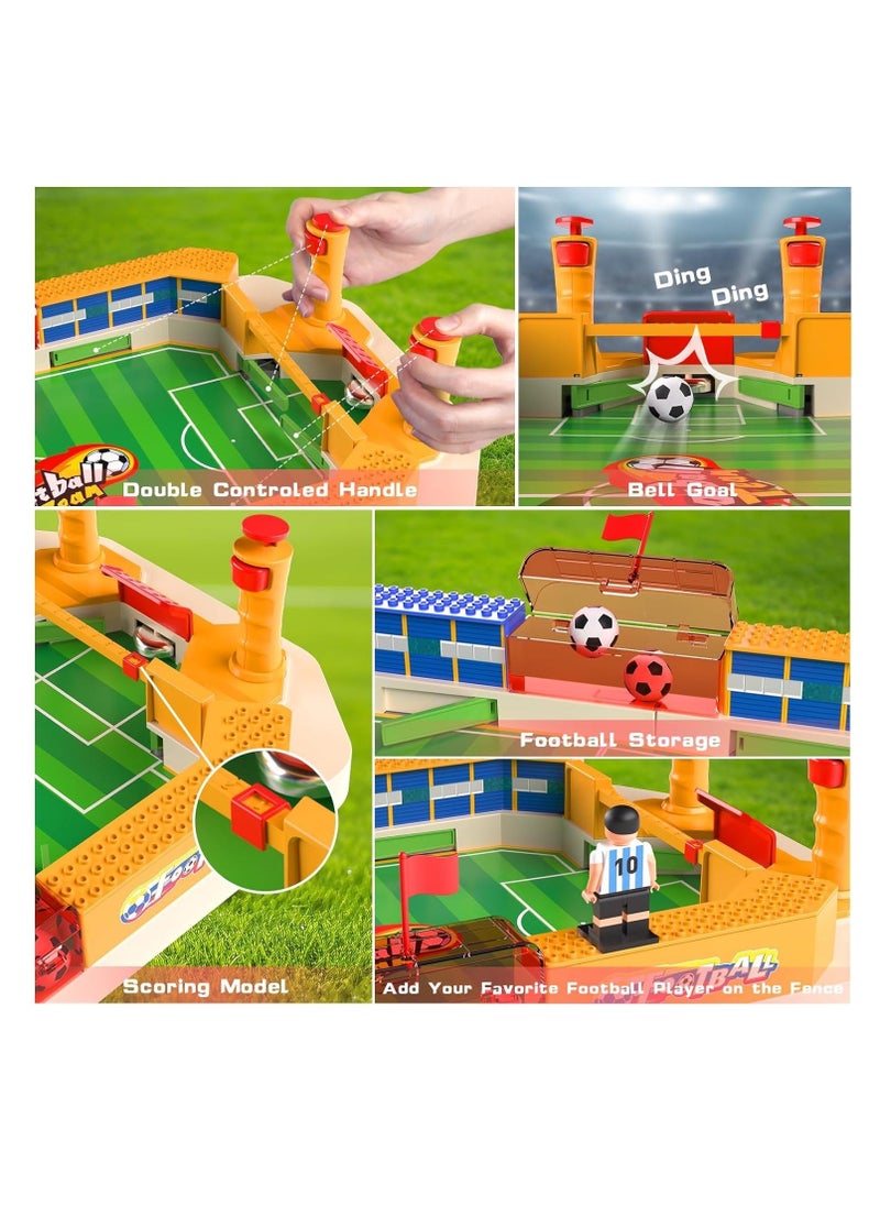Generic Mini Foosball Games, Football Table Game, Tabletop Soccer Pinball for Indoor Game Room, Portable Table Top Foosball Desktop Sport Board Game for Adults Kids, Football Gifts for Boys - Image 3