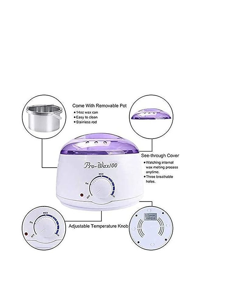 برو واكس 100 أوريتي مصغرة إزالة الشعر آلة الشمع - Image 3