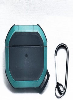 Winproo Armor Hard Cover with Keychain for Airpods Pro - Olive