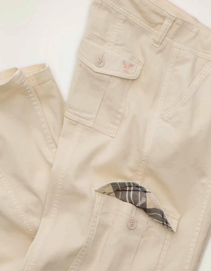American Eagle  AE Low-Rise Cargo Stovepipe Pant for Women | Best Price UAE