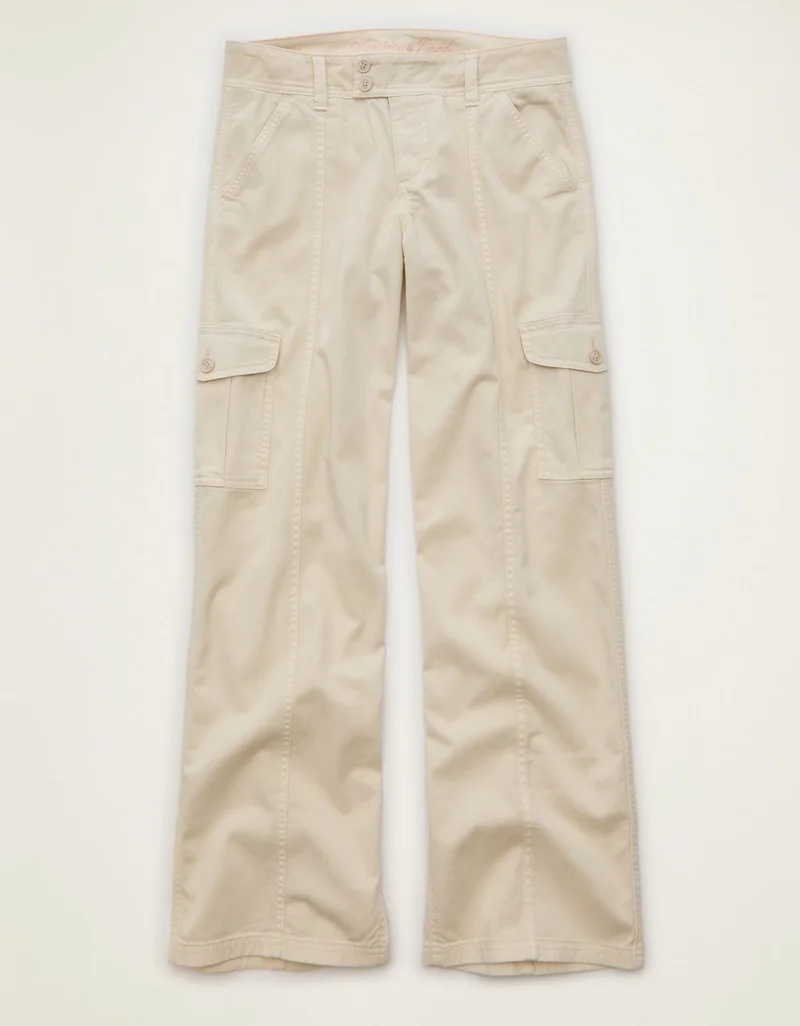American Eagle  AE Low-Rise Cargo Stovepipe Pant for Women | Best Price UAE
