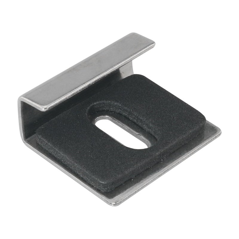 Dgbrsm 4Pcs Stainless Steel Large Heavy Duty Fixing Clip Kit - Wide Channel Mirror Hanger Kit For Wall Mount Frameless Mirror  Billboard Display  Tile Display - Image 3