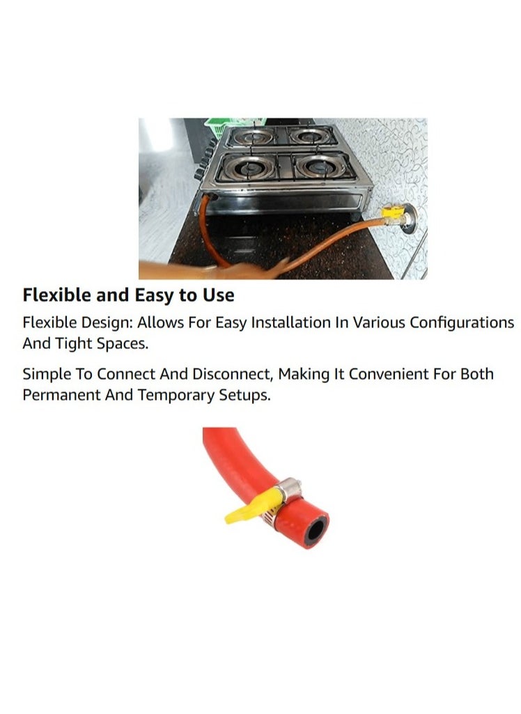 ABBASALI Propane Butane LPG Gas Pipe (1.5m)  - Image 3