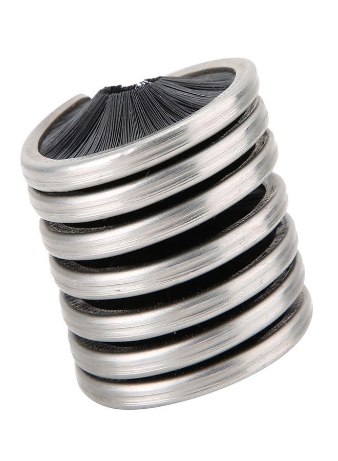 Luatoxry Rope Cord Brush, Stainless Steel Casing Climbing Rope Brush, 0.3-0.5in Diameter Climbing Cleaning Brushes with Nylon Lining for Mountaineering, Cave Exploration Ropes - Image 1
