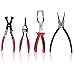 Anxingo Anxingo 4pcs Fuel Line Pliers Set,Hose Removal Plier,Fuel Filter Caliper, Hose Pipe Clamp Clip,Hose Grip Pliers for  - Image 2
