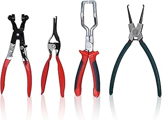 Anxingo Anxingo 4pcs Fuel Line Pliers Set,Hose Removal Plier,Fuel Filter Caliper, Hose Pipe Clamp Clip,Hose Grip Pliers for  - Image 1