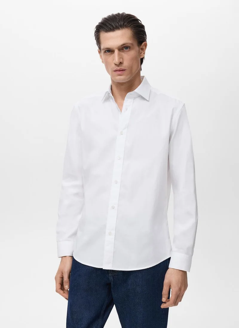 Mango Man Regular-fit 100% cotton shirt