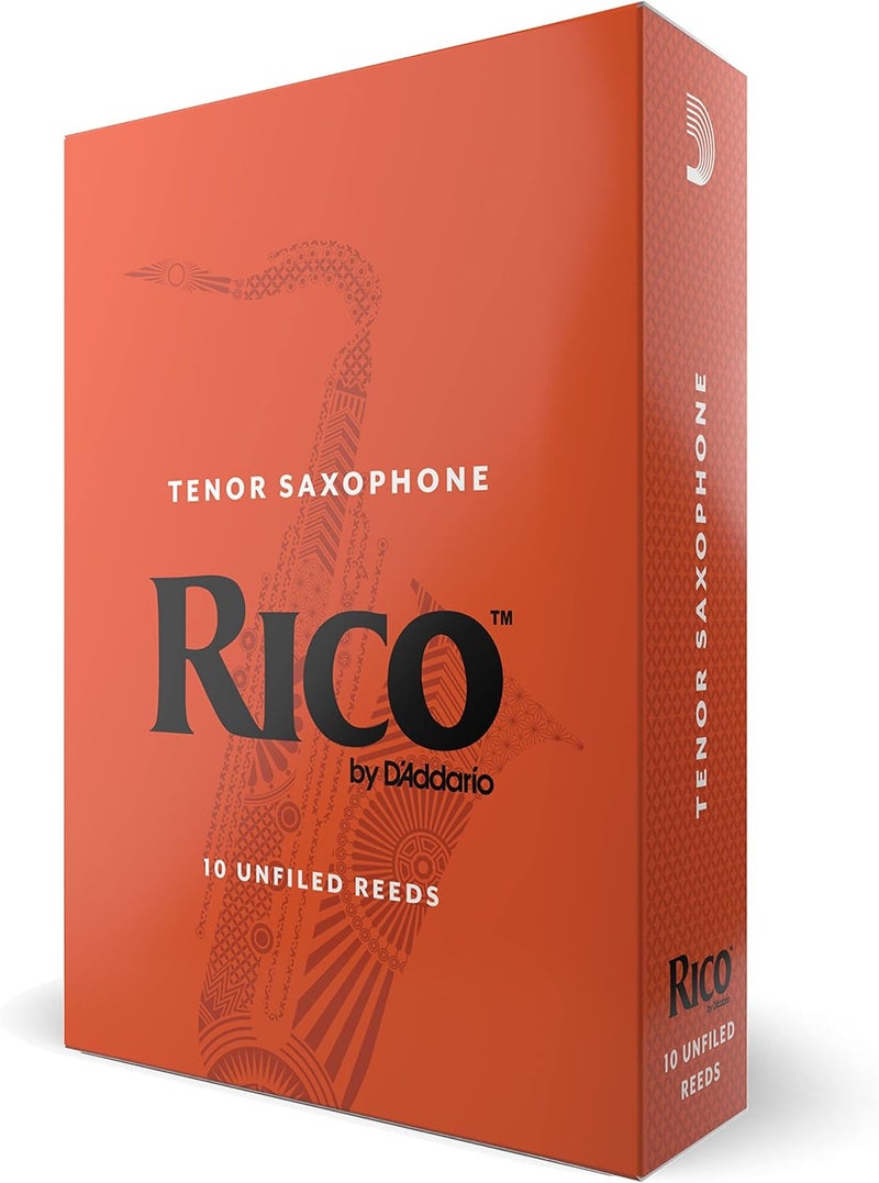 D'Addario Rico by D'Addario Tenor Sax Reeds, Strength 2, 10-Pack - Image 1