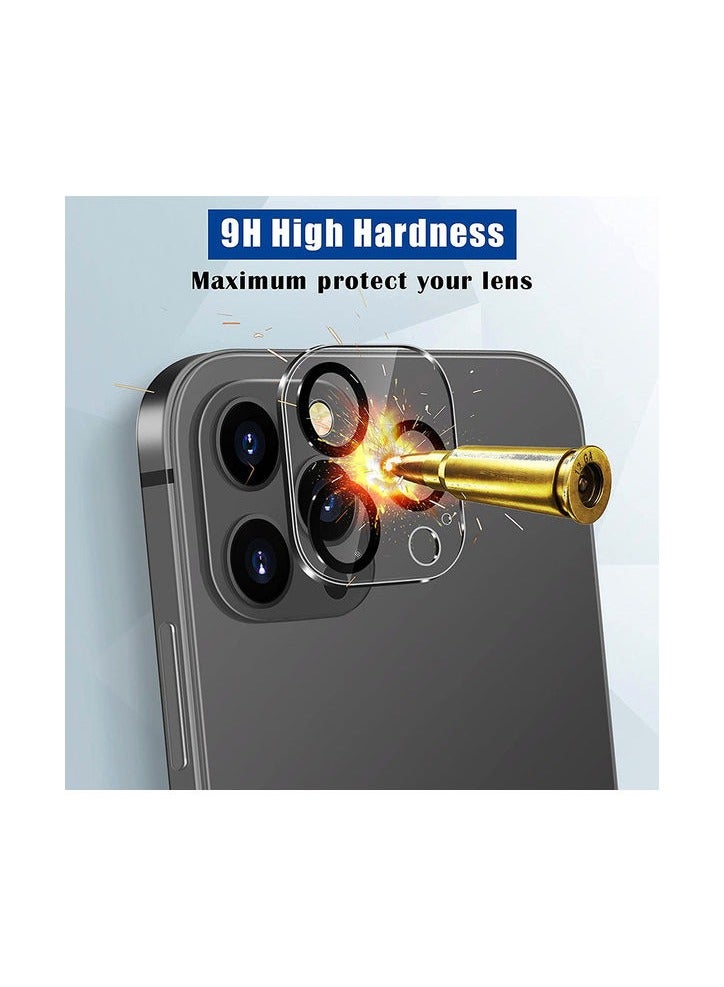 3D Curved Tempered Glass Camera Lens Protector Compatible With IPhone 13 Clear , Camera Lens Protector Glass for iPhone 13 clear  - Image 5