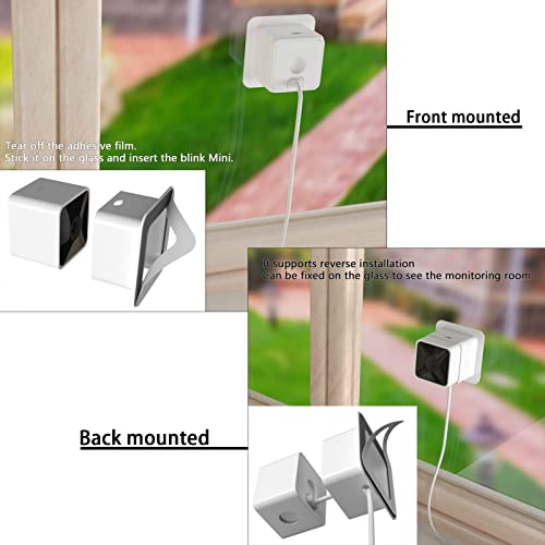 Teccle Window Mount for Blink Mini, Through Window Use Blink Mini, No Indoor Reflections (Pack of 1) - Image 4