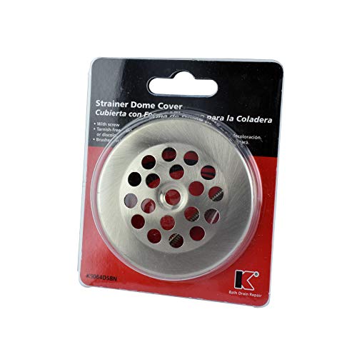 Keeney K5064DSBN Tarnish Free Bath Drain Strainer Dome Cover, Brushed Nickel - Image 4