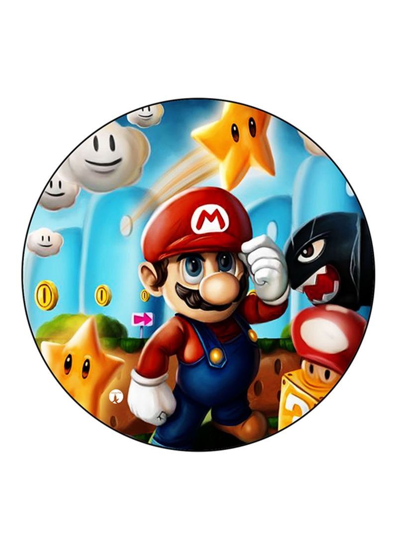 RKN Video Game Super Mario Printed Mouse Pad  Multicolour