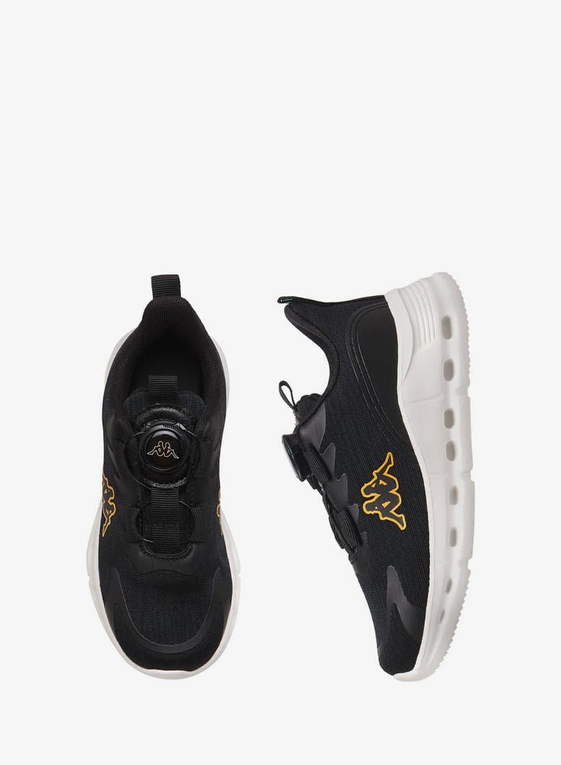 Kappa Boys' Logo Print Sports Shoes With Rotating Buckle Closure - Image 3