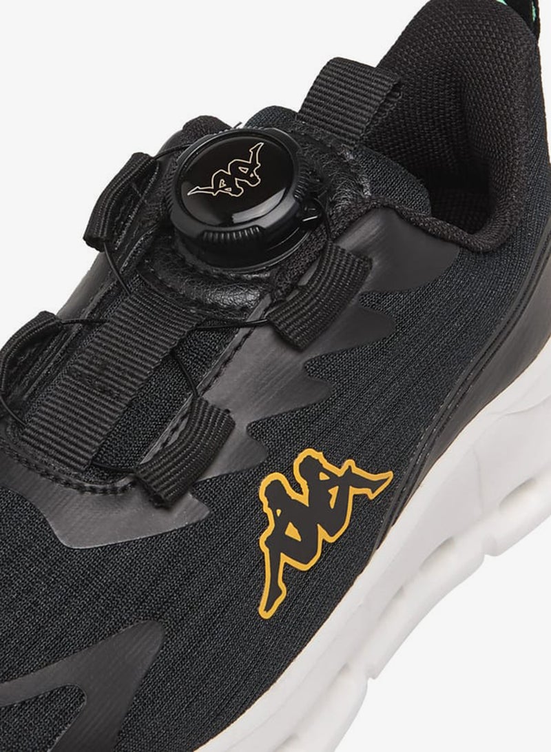 Kappa Boys' Logo Print Sports Shoes With Rotating Buckle Closure - Image 4