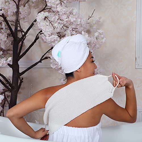DAILY CONCEPTS - Daily Stretch Wash Cloth Reusable Packaging for Whole Body Exfoliation, Stretches Upto Three Times its Size, Vigorous Texture Safe for All Skin Types 68g… - Image 4