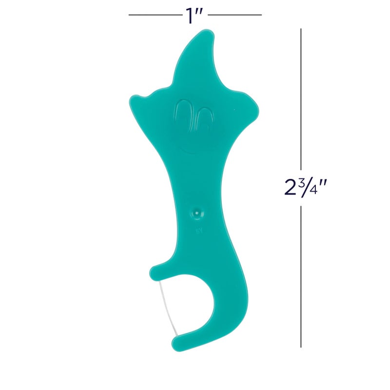 Practicon SmileGoods FlosSeas Flossers, Individually Wrapped Kids Flossers, Sea Animal Shaped Flosser for Children, Box of 200 - Image 2