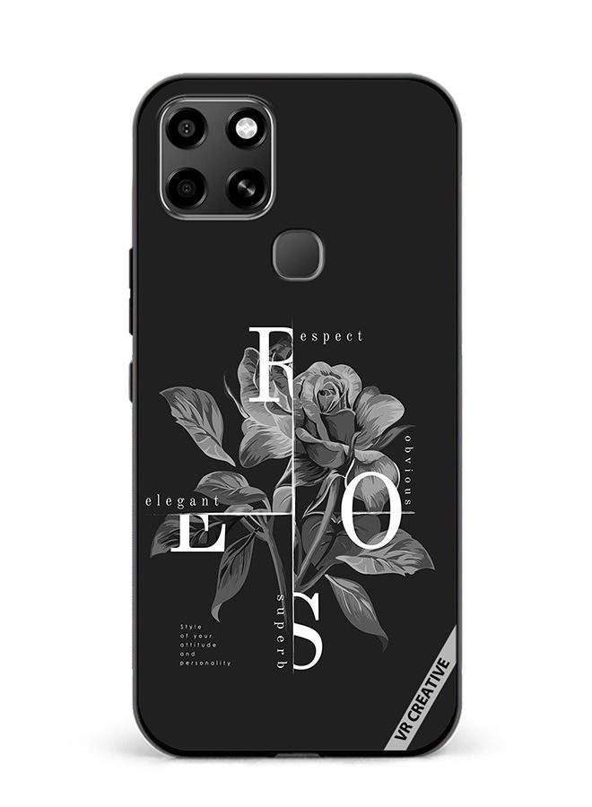 VR CREATIVE Protective Case Cover For Infinix Smart 6 Flower Design Multicolour - Image 1