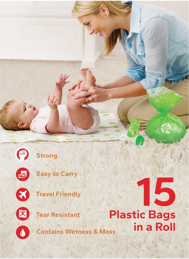 Disposable Diaper Bag Refill Rolls Safe And Odour Control, Pack Of 8 - pzsku/Z1C45C5F2BBA1B14D9D49Z/45/_/1727344912/86ede9d1-496b-43ea-bd02-51d83c1f3189