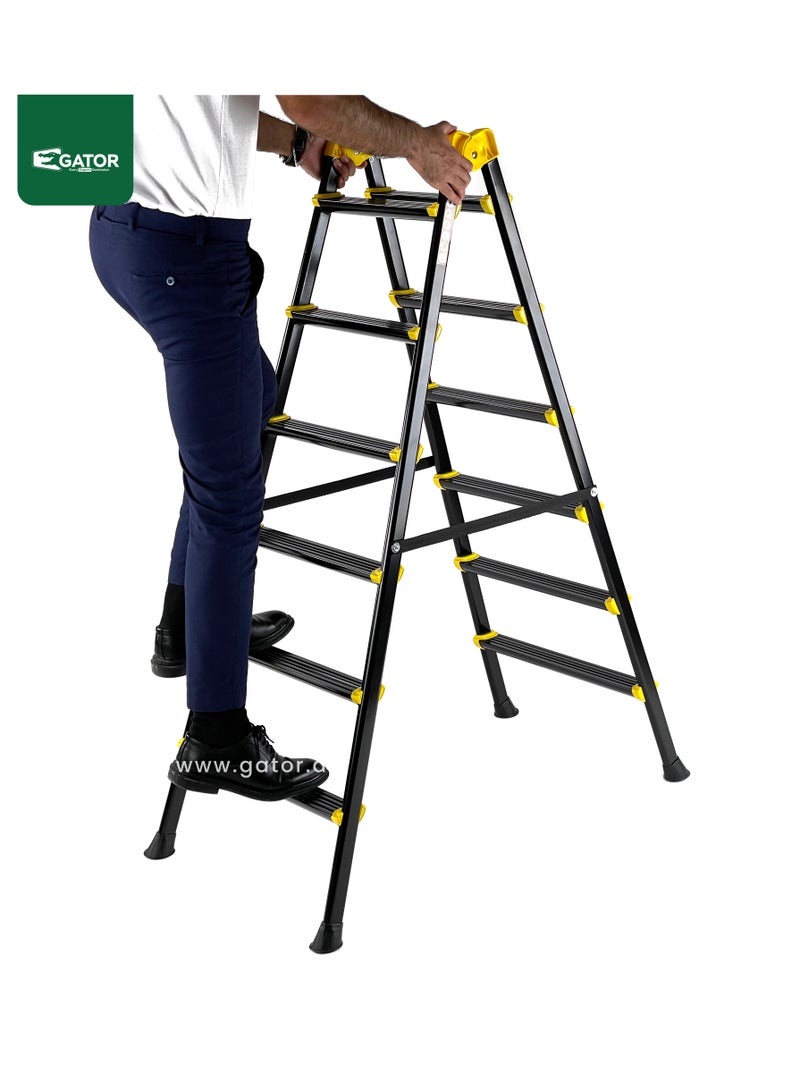 جاتور سلم جيتور قابل للطي ذو جانبين 6 درجات - Image 5