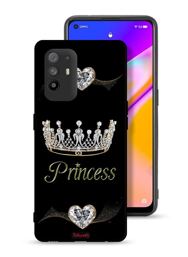 Tolwak Oppo F19 Pro Plus 5G Protective Case Cover Princess - Image 1