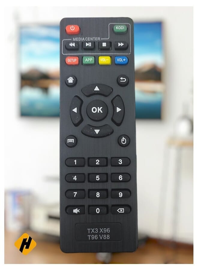 Replacement Ir Remote Control For Android Tv Box H96 Max V88 Mxq Tx6 T95X T95Z Plus Tx3 X96 Mini Black