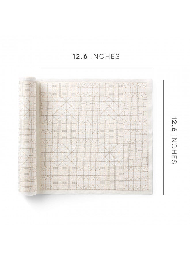 MY DRAP Cotton Dinner Napkin - 12.6 x 12.6 in - 12 units per roll - Pearl Grey - Image 2