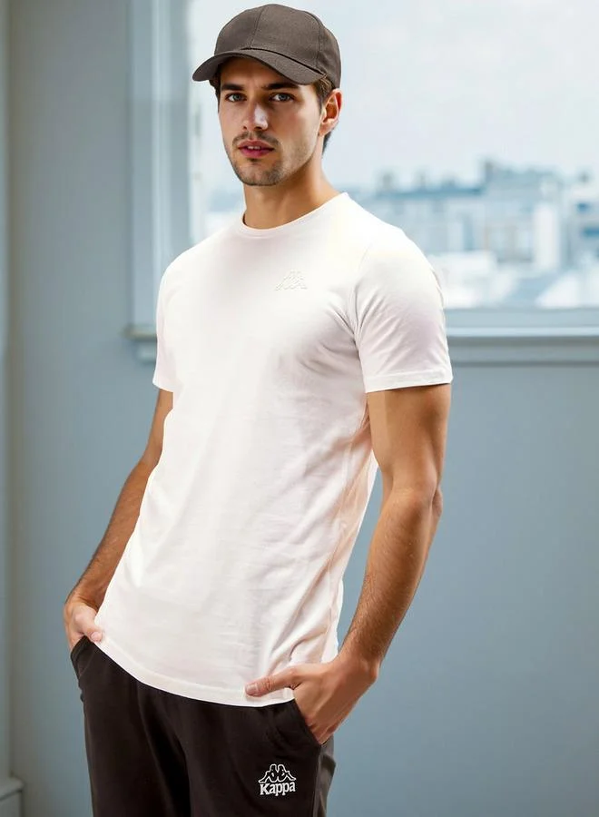 Kappa Relaxed Fit Crew Neck T-shirt with Short Sleeves