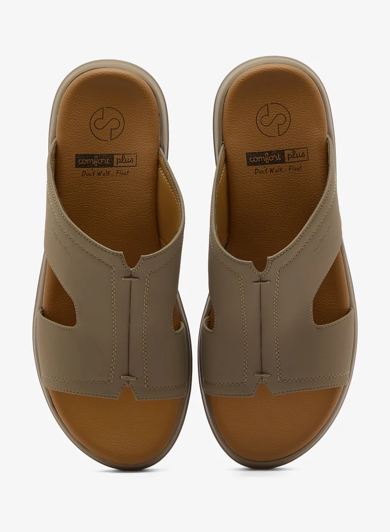 Comfort Plus KHAKI Comfort Arabian Sandals for Men | Best Price UAE