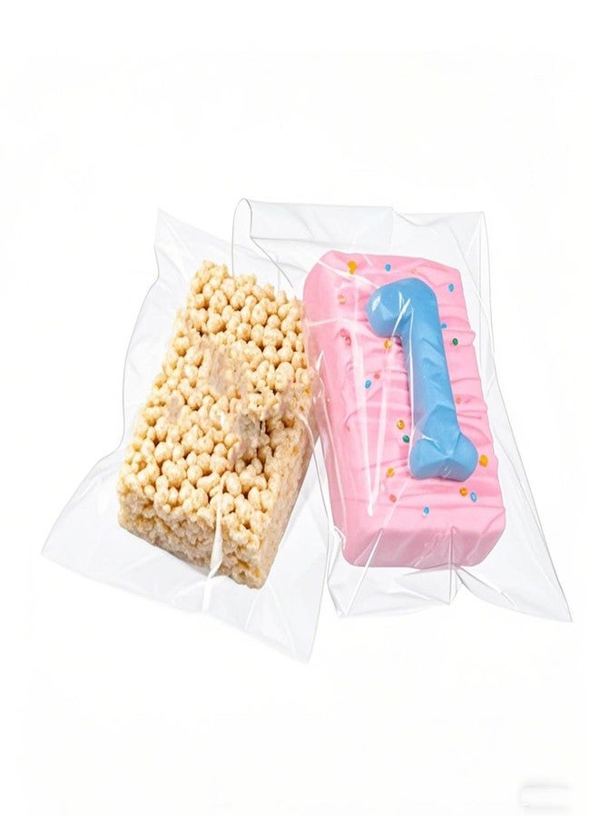 TEMLQPACK 200Pcs 4 x 6Inch Cellophane Bags for Cookies, Soap, Chocolate Covered Oreos, Macarons, Brownies, Truffles. Candy Gift Cello Bags for Party Favors, Wedding, Christmas - Image 1