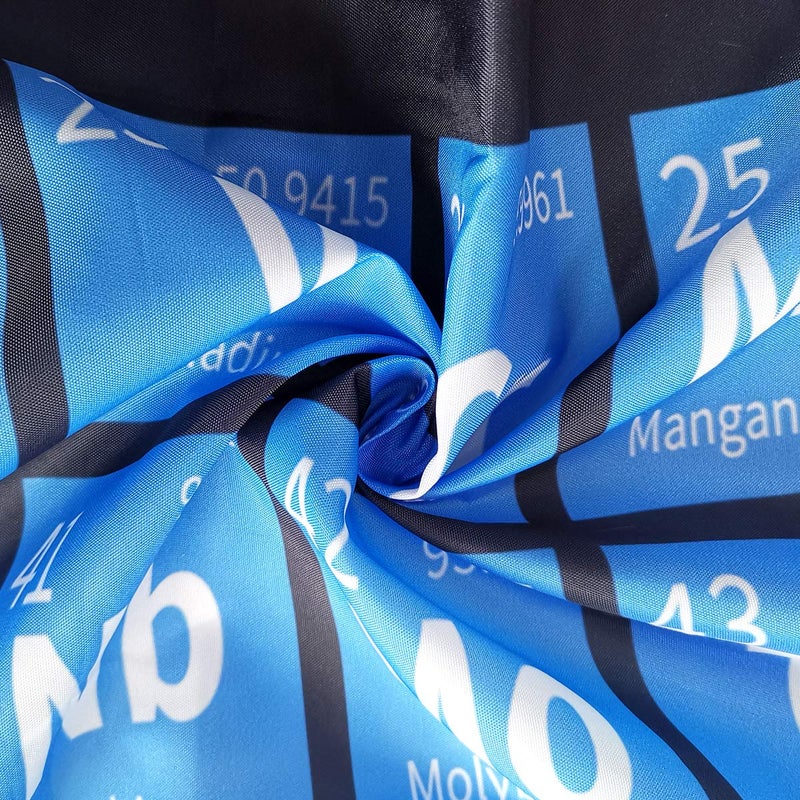 Riyidecor Periodic Table of Elements Shower Curtain Colorful Science Technology Kids Chemical School Student Waterproof Fabric Polyester Bathroom Decor Set 72x72 Inch 12 Pack Plastic Hooks - Image 3