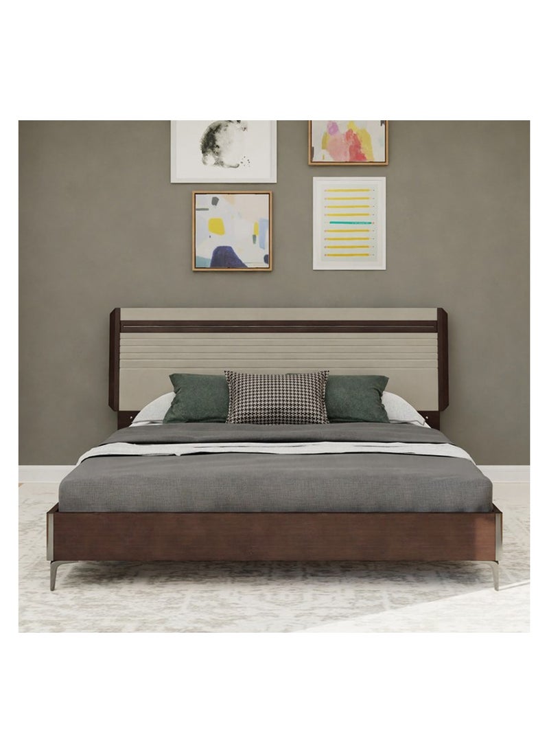 ROYALOAK Royaloak Clara King Size Bed | MDF Construction | King-Size Bed | Elegant High-Gloss Finish | Modern Design | Durable & Long-lasting  - Image 2