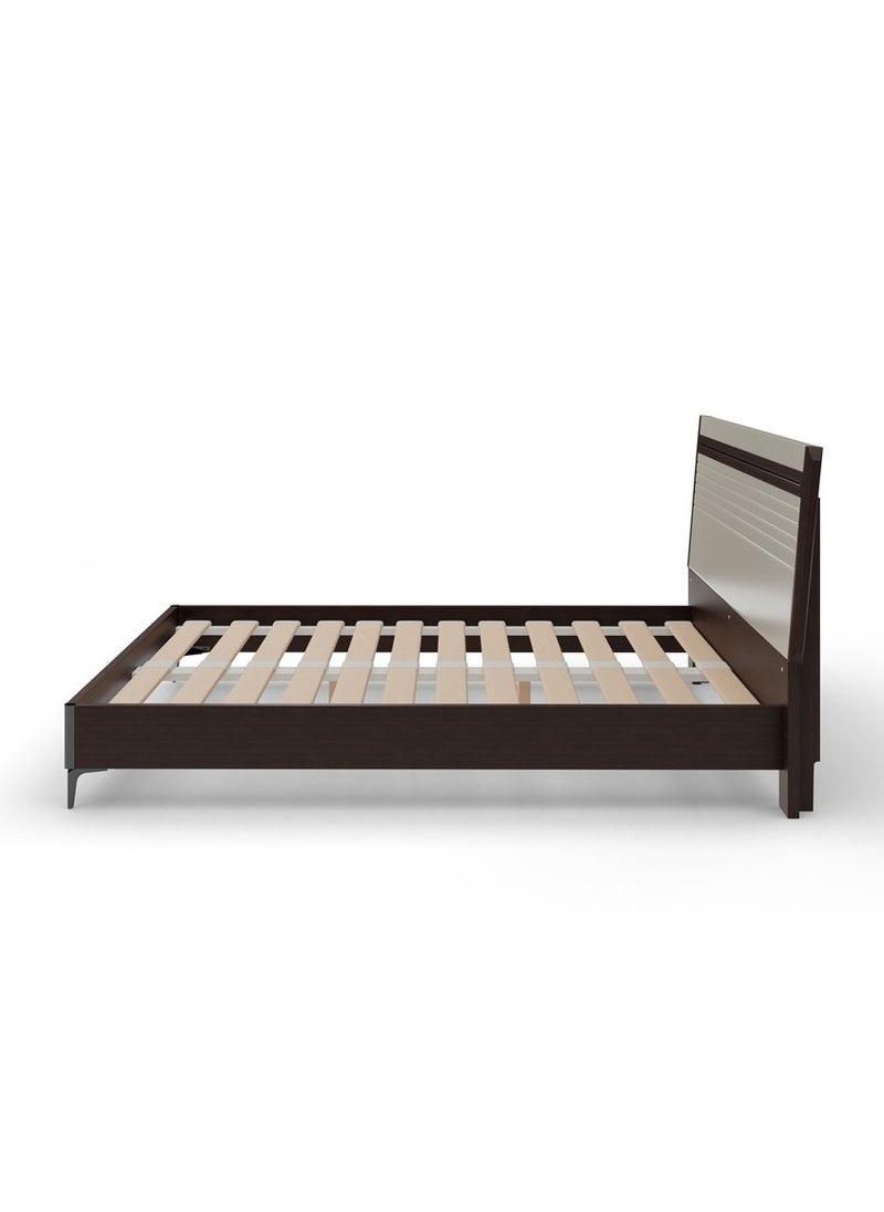 ROYALOAK Royaloak Clara King Size Bed | MDF Construction | King-Size Bed | Elegant High-Gloss Finish | Modern Design | Durable & Long-lasting  - Image 3