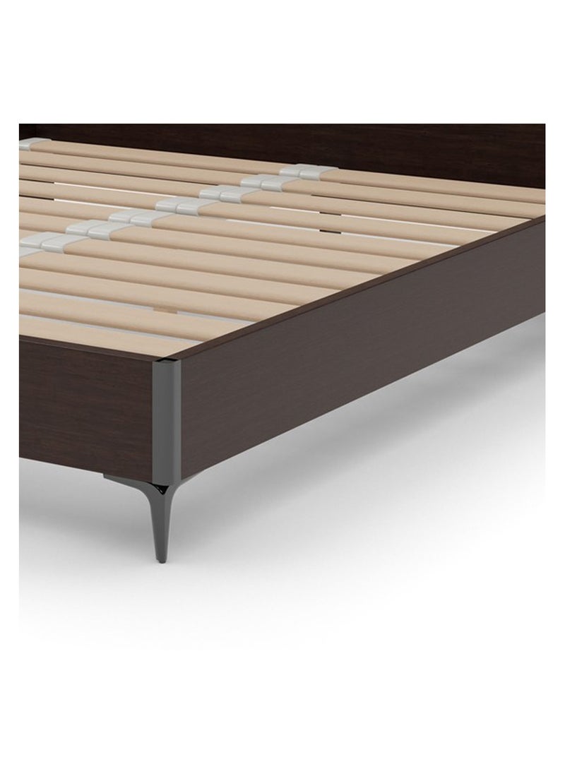 ROYALOAK Royaloak Clara King Size Bed | MDF Construction | King-Size Bed | Elegant High-Gloss Finish | Modern Design | Durable & Long-lasting  - Image 5