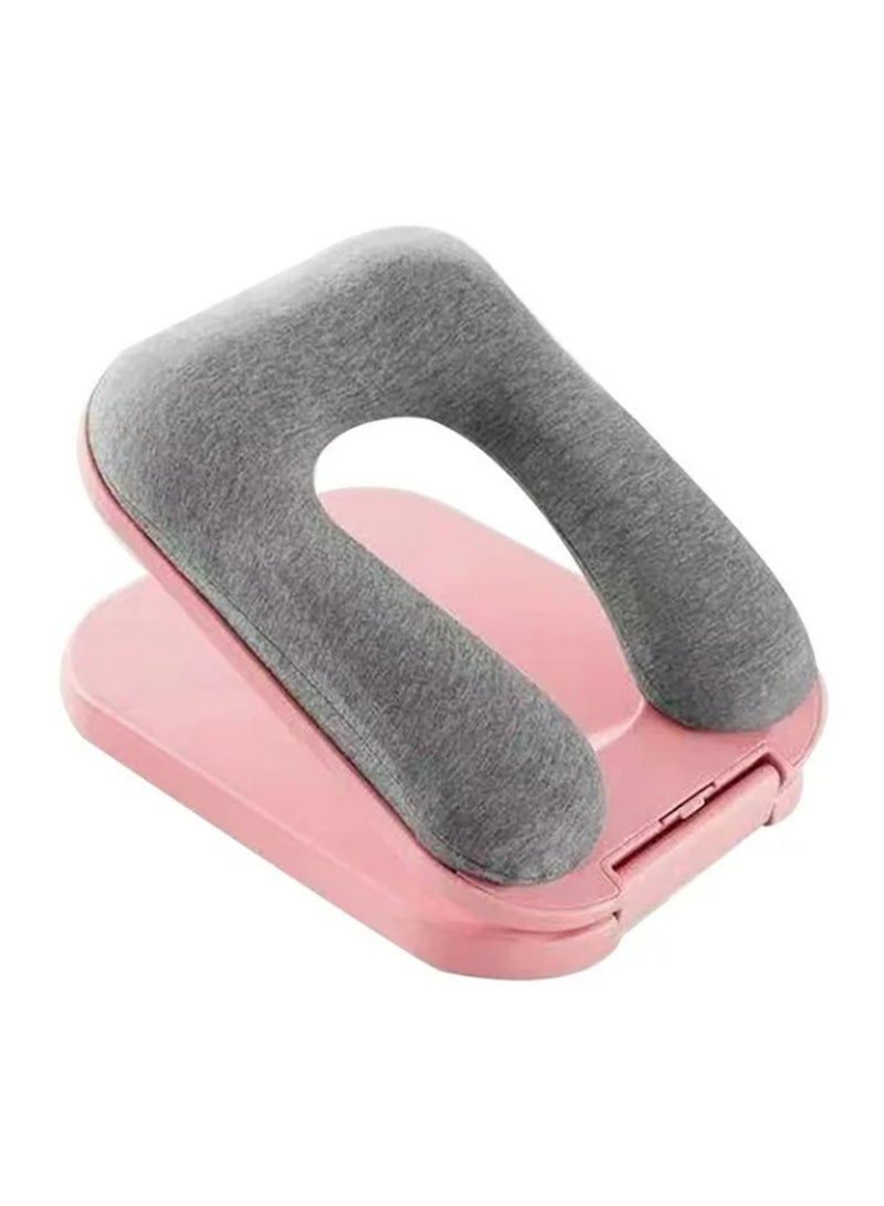 Leostar Multifunctional Nap Pillow For Kids & Students Portable Hugging Pillow Sleep Aid (Sunset Pink) - Image 2