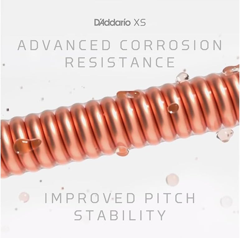 D'Addario أوتار جيتار د'أداريو - أوتار جيتار أكوستيك مغلفة بالنحاس الفوسفوري - XSAPB1256 - عمر أقصى مع شعور سلس ونغمة استثنائية - لجيتارات 6 أوتار - 12-56 خفيف من الأعلى/متوسط من الأسفل - Image 3