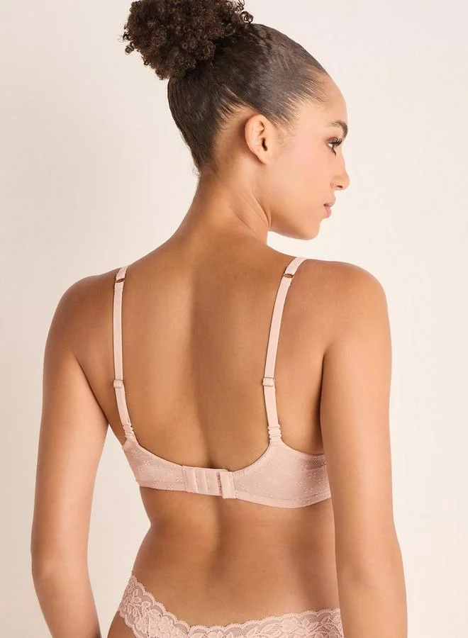 سبلاش فيڤ طقم من 3 - حمالة صدر بفتحة عميقة وتفاصيل دانتيل