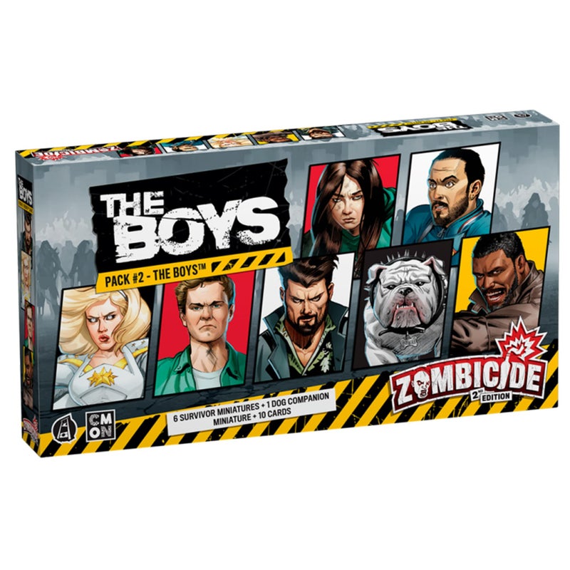 CMON Zombicide The Boys Character Pack 2 Diverse Heroes Unique Companions Cooperative Strategy Board Game for Ages 14 16 Players 60 Minute Playtime - Image 3