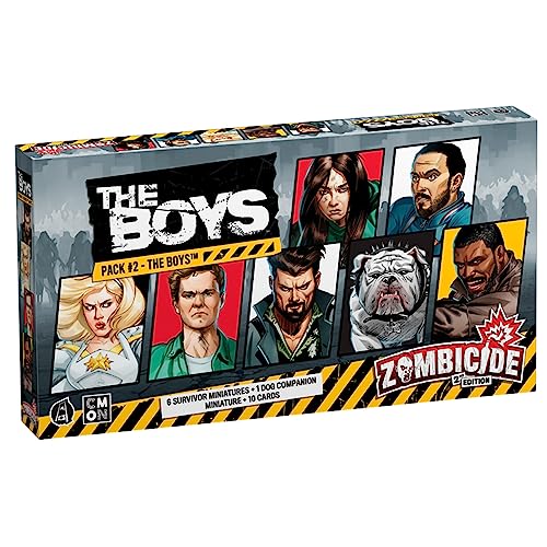 CMON Zombicide The Boys Character Pack 2 Diverse Heroes Unique Companions Cooperative Strategy Board Game for Ages 14 16 Players 60 Minute Playtime - Image 1