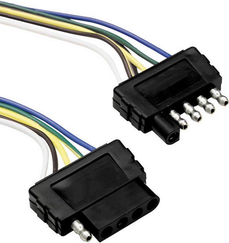 Reese Towpower 85215 5-Way Flat Connector with 60 Inch Wire Loop