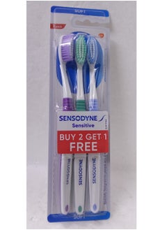 3-Piece Sensitive Soft Toothbrush Set - pzsku/Z1C4694CEA4611B40284CZ/45/_/1728276169/5a7accff-043a-4875-96d0-f5d638914700